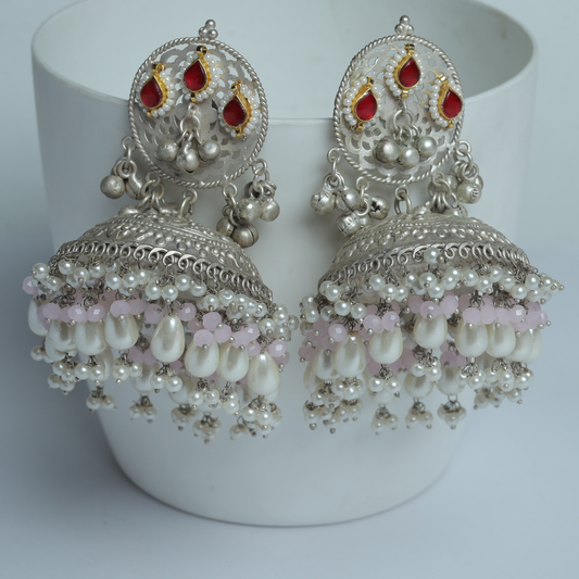 KHAWAAB RED EARRING