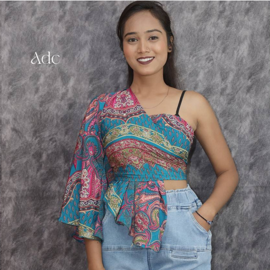 ADA BARBIE INSPIRED TIE UP CROP TOP