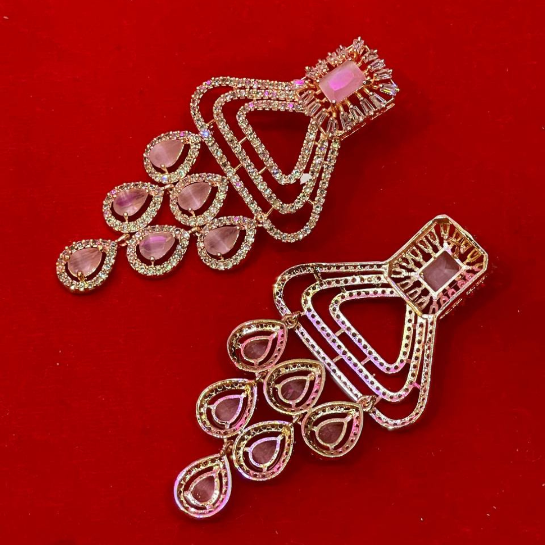 ALEXANDRA PINK EARRING
