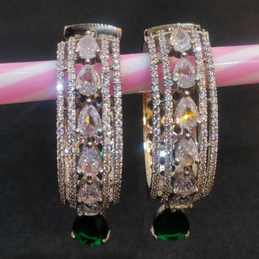 AMELIA GREEN AD EARRINGS