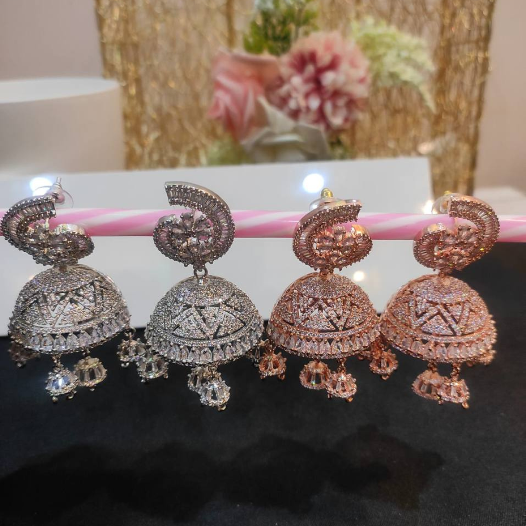 ANGELINA ROSE GOLD AD EARRINGS