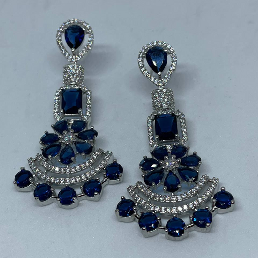 ANNE BLUE EARRINGS