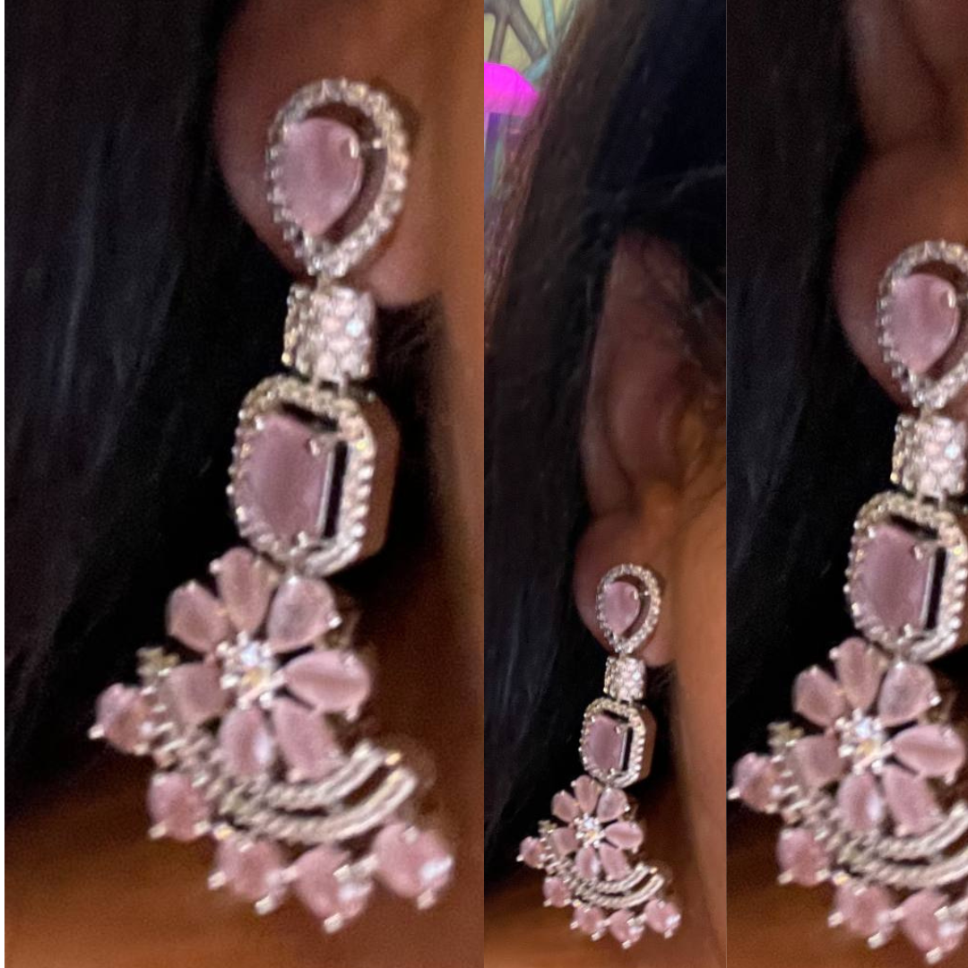 ANNE PINK EARRING