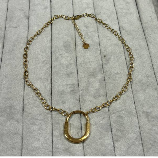 LOCK GOLDEN NECKLACE