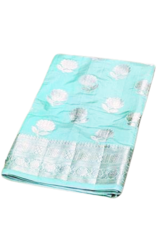 Pista Maharani Banarasi saree