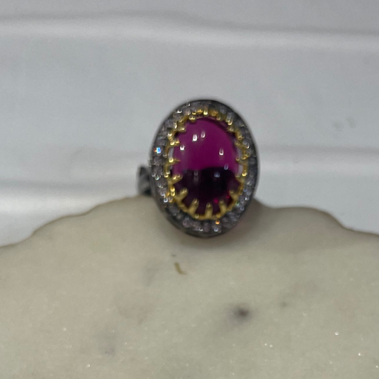 RUHAANI RANI PINK RING