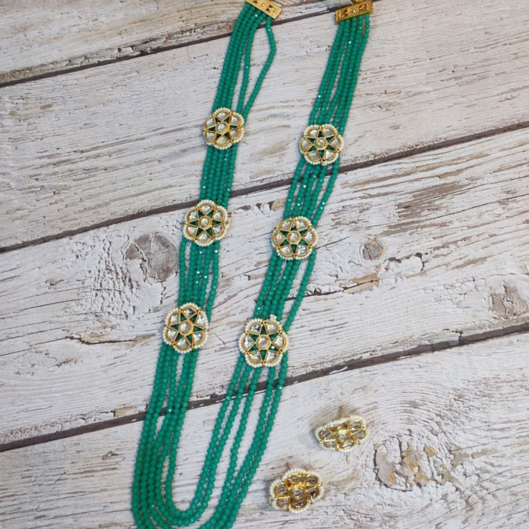 BADE-MIYAN TEAL NECKLACE