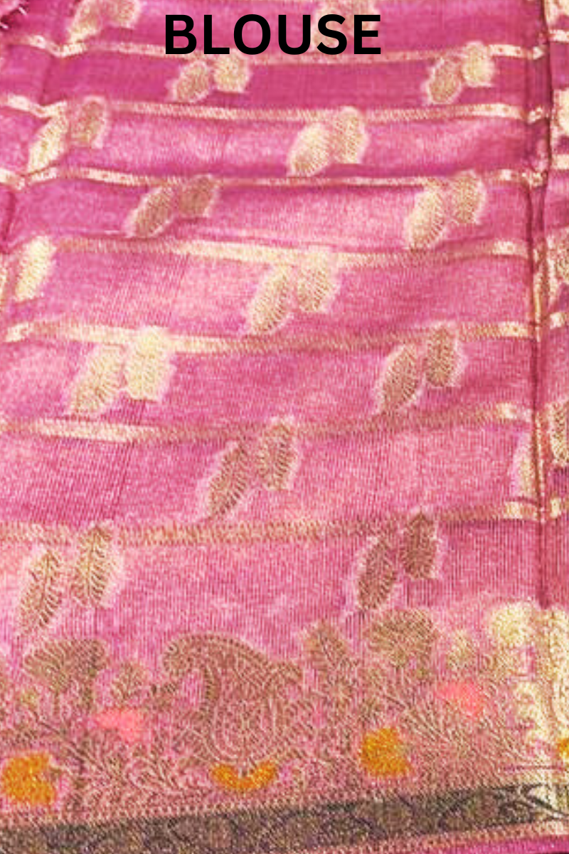 ROSE GOLD GAURI CRUSH SARI