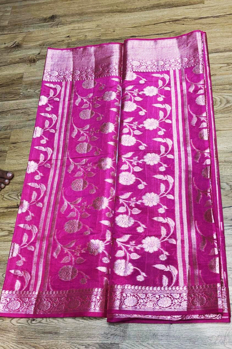 Ira Rani Banarasi raw mango saree