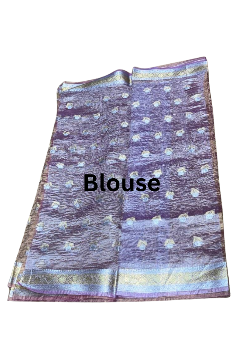 Bronze Jijabai Banarasi saree