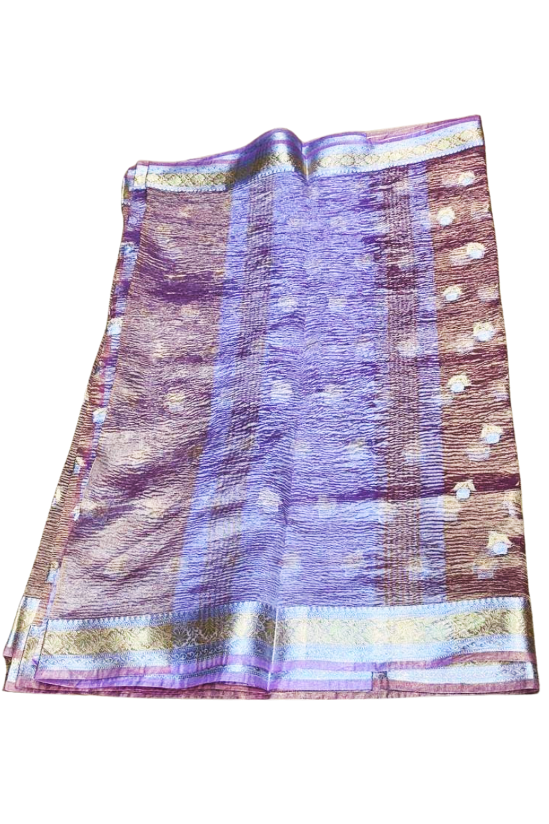 Bronze Jijabai Banarasi saree