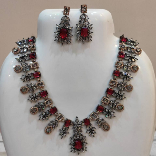 CHARLIZA RED NECKLACE