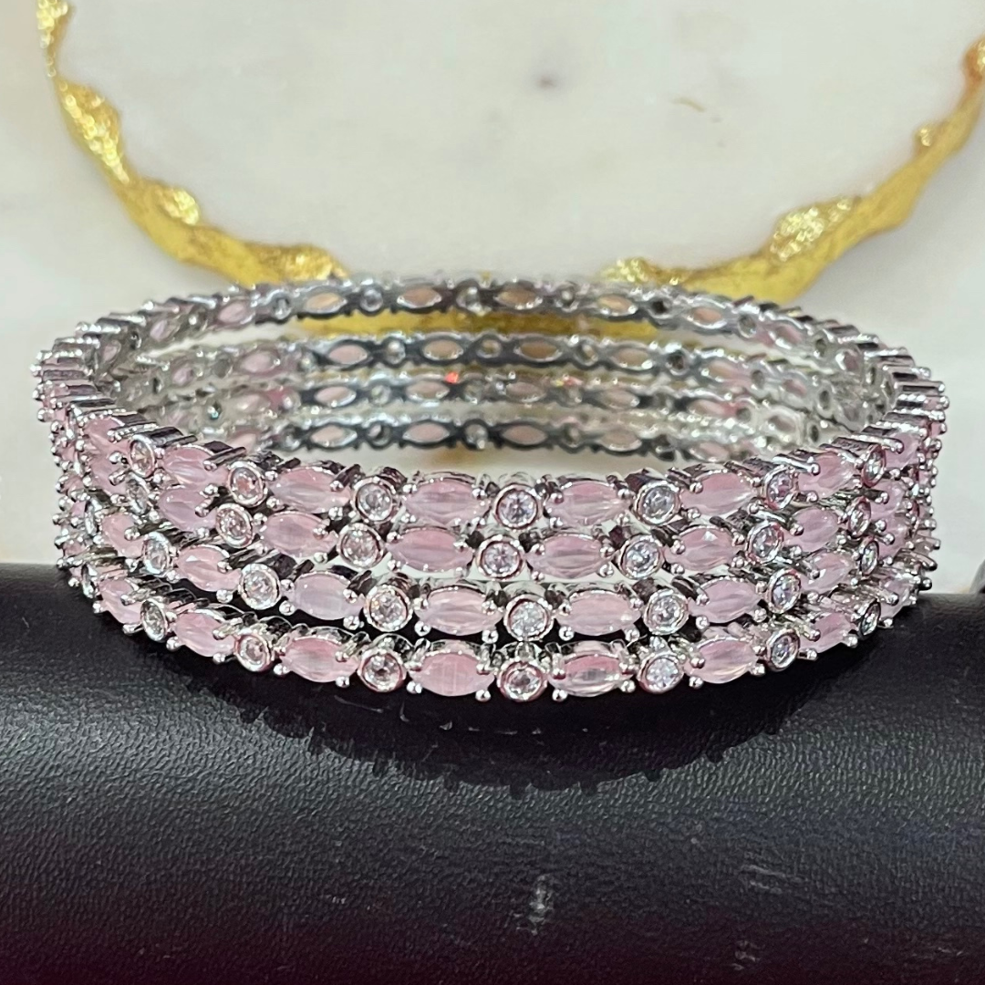SHINE-PINK-2/4-BANGLES