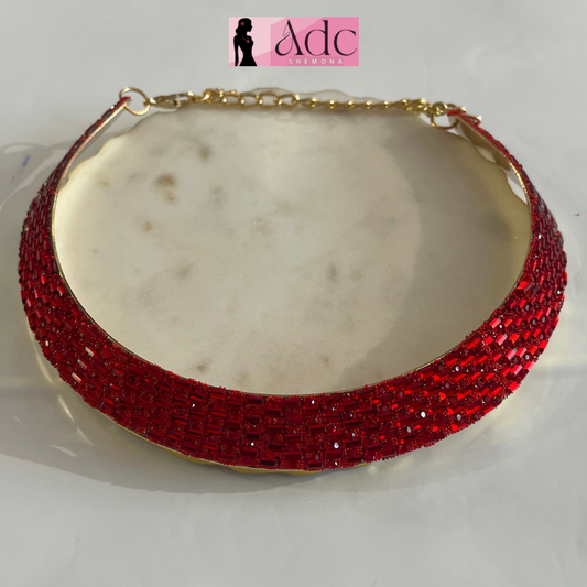 KOREAN SUNSHINE RED NECKLACE