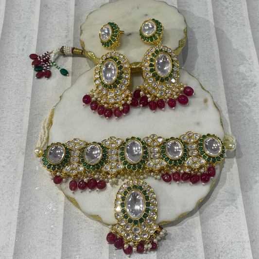 ROYAL RAJSI RED NECKLACE