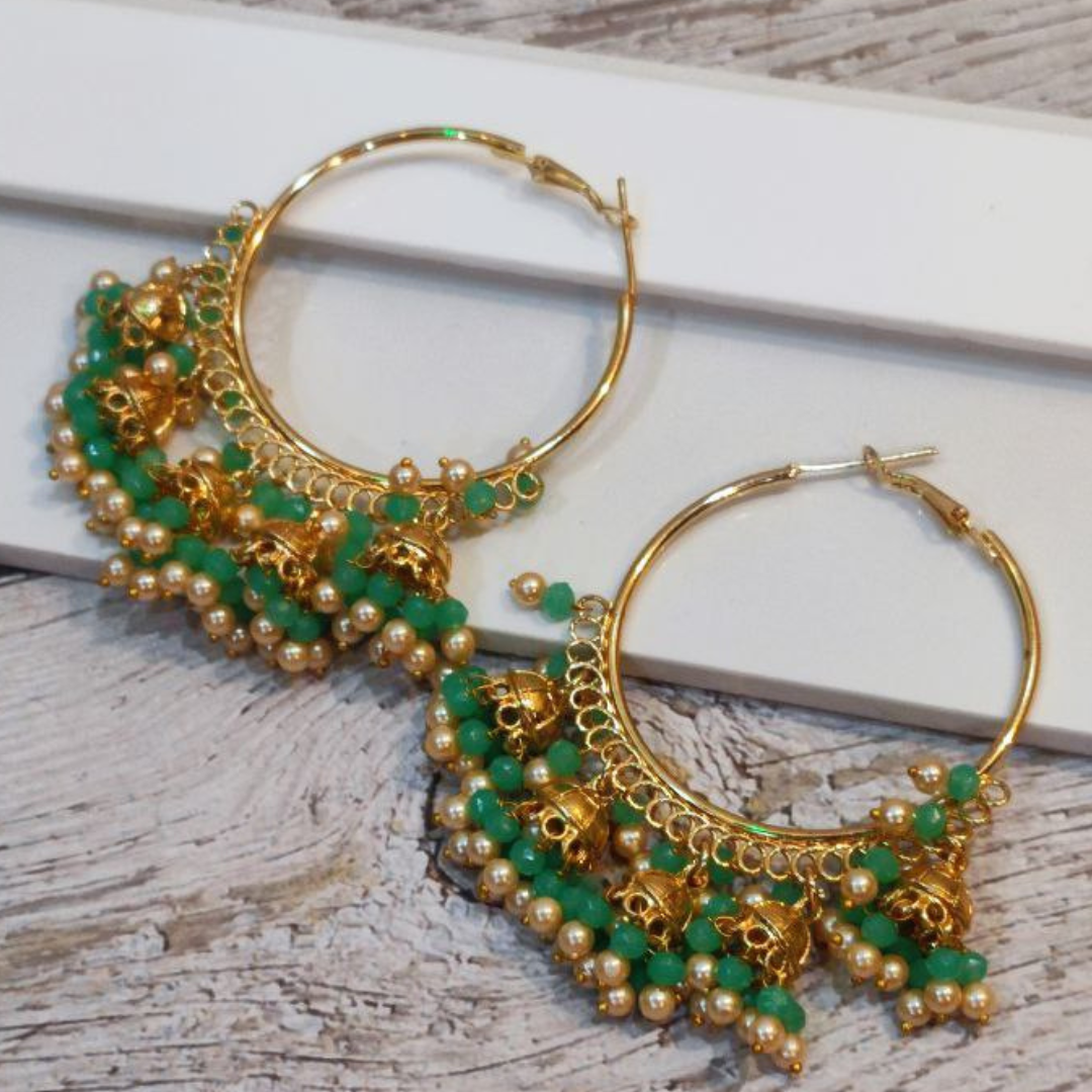 DHOOM-II MINT BALI EARRING