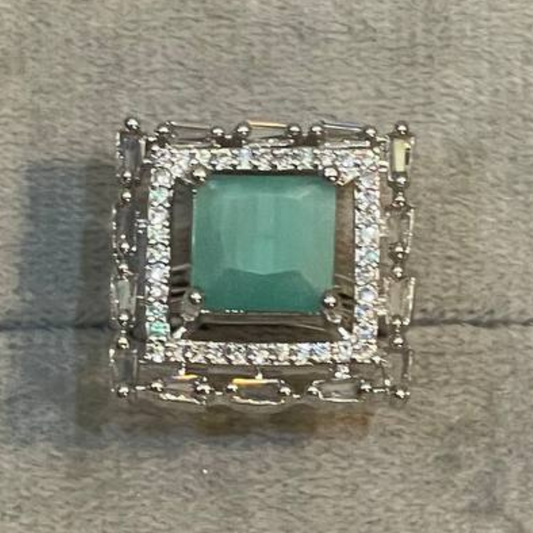 MAHI MINT-GREEN RING