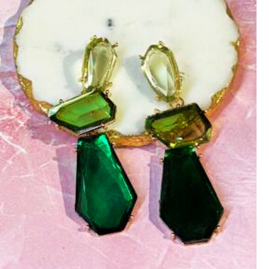 GREEN DASOM EARRINGS