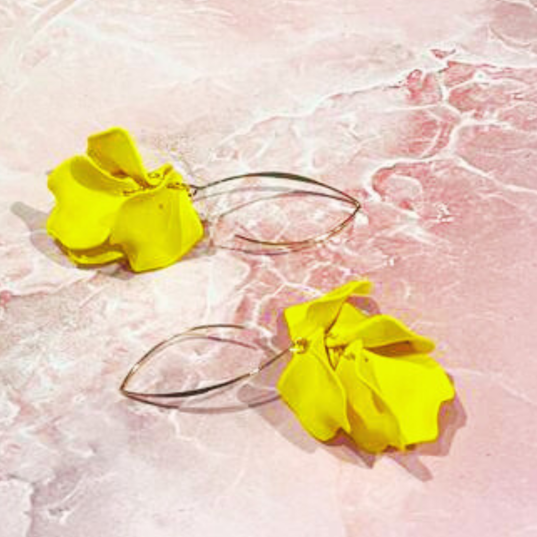 YELLOW KKOCH EARRINGS