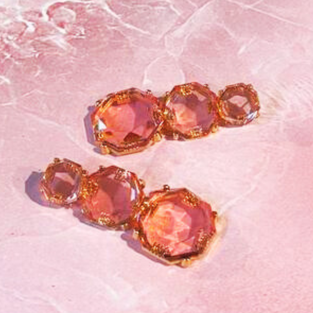 PINK CHAMKEELA EARRINGS