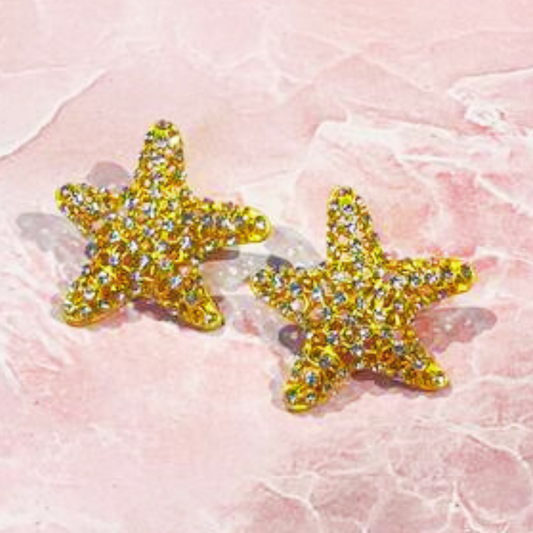 GOLDEN STAR EARRINGS