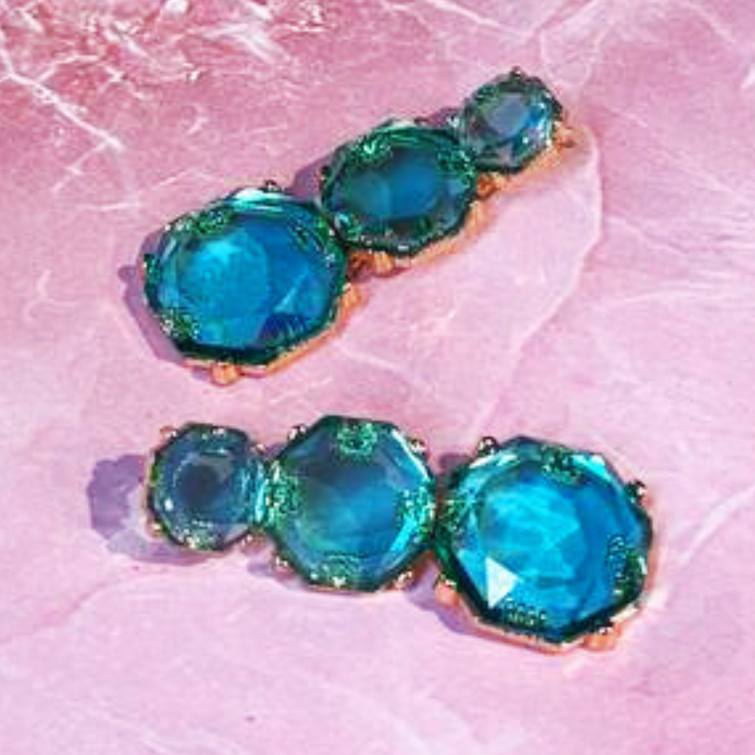 AQUA CHAMKEELA EARRINGS