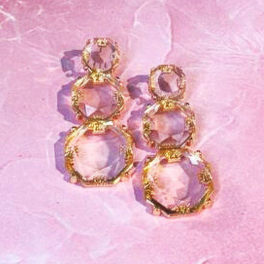 WHITE CHAMKEELA EARRINGS