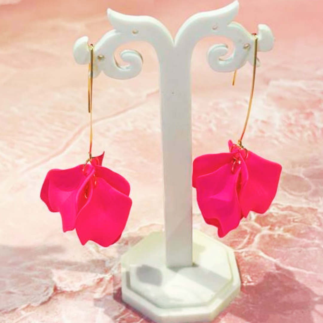 PINK KKOCH EARRINGS