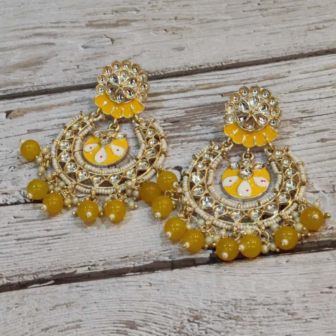 HAYA YELLOW EARRING