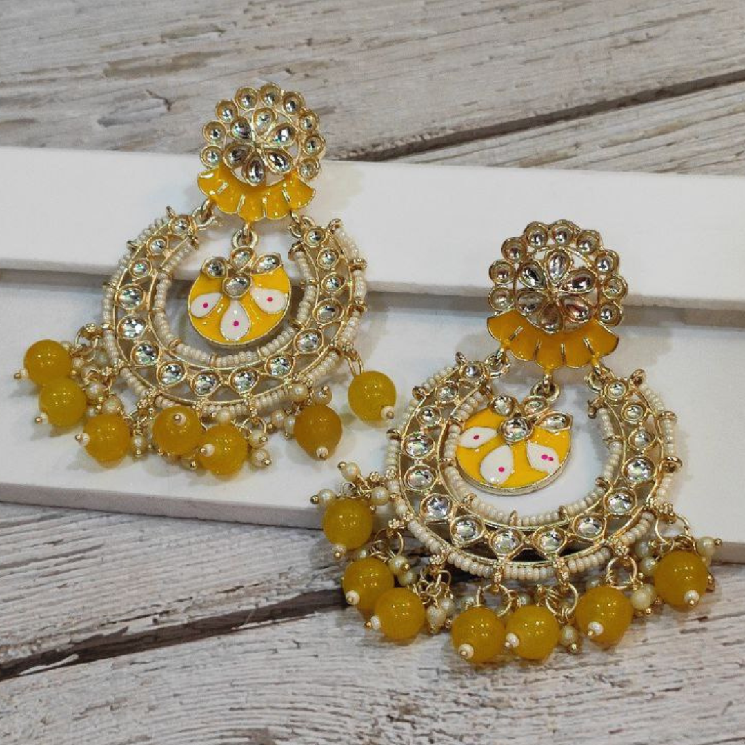 HAYA YELLOW EARRING
