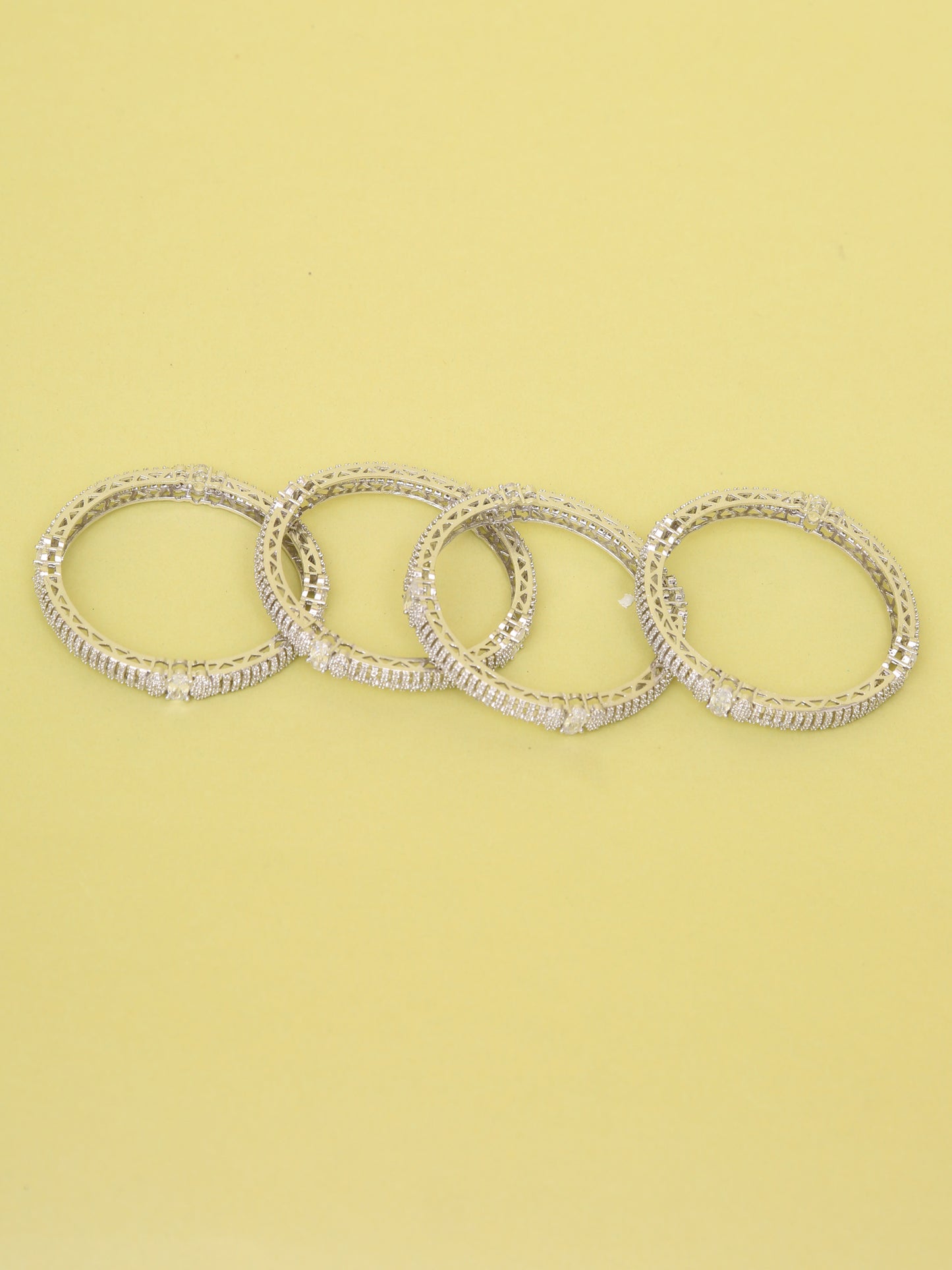 White Taheera bangles