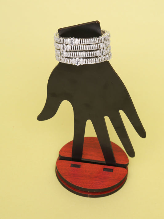 White Taheera bangles