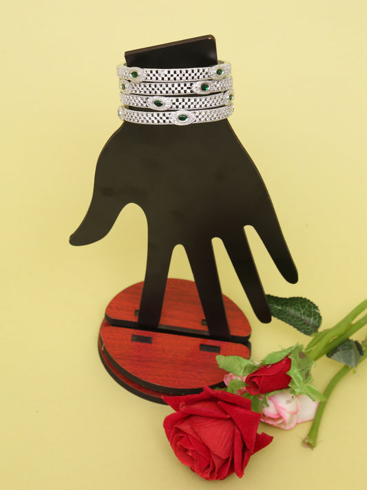 Emerald maharani bangles