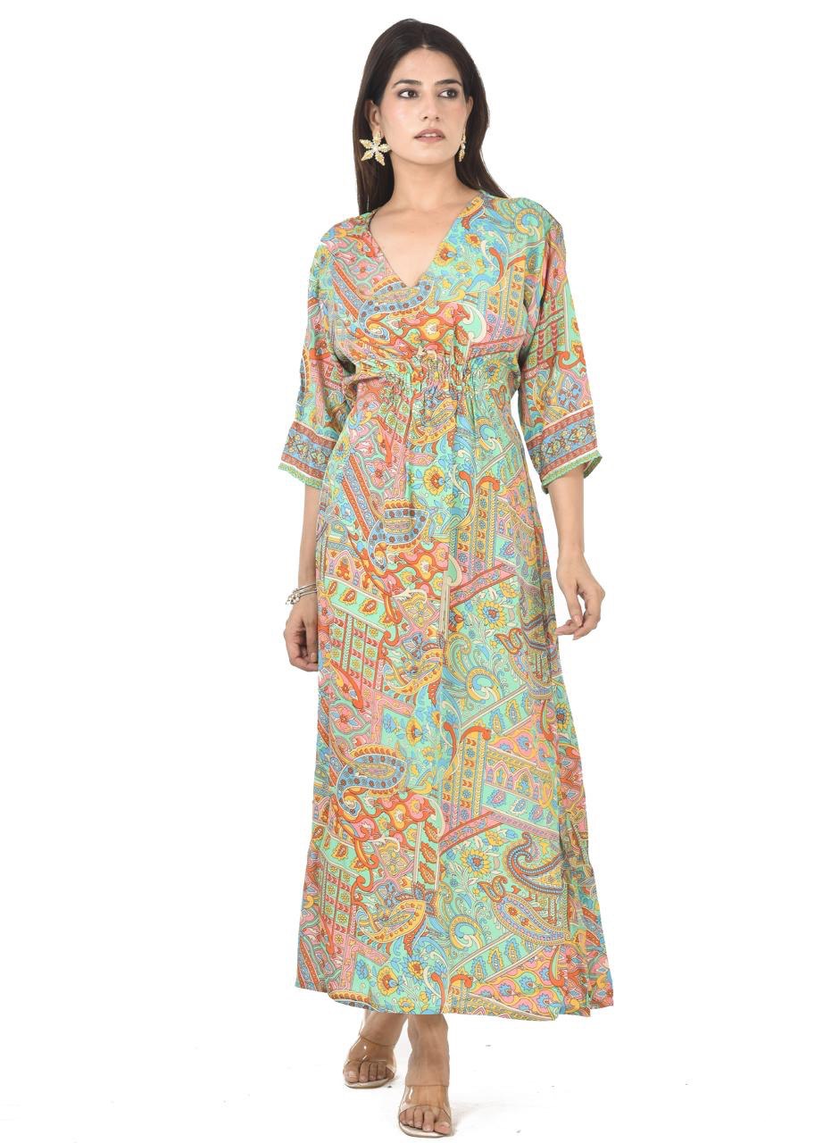 NAZAM PISTA MAXI DRESS