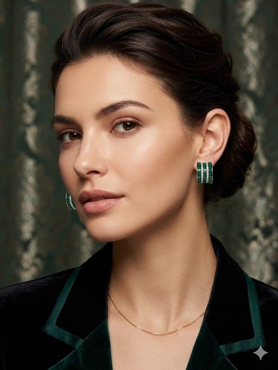 Nancy CZ earrings