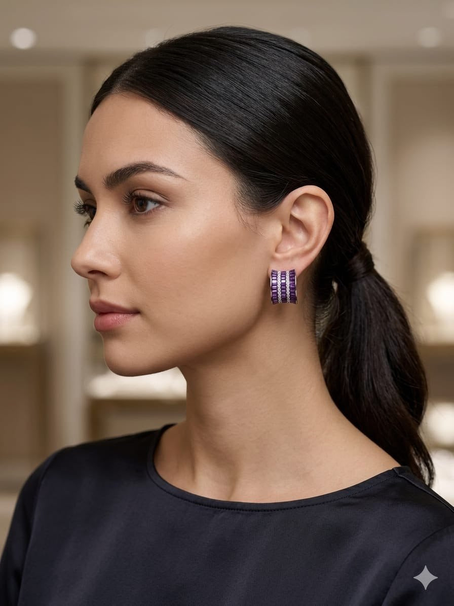 Nancy CZ earrings