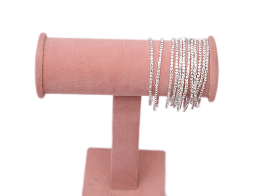Silver  Korean bangle set