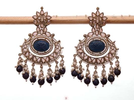MANDAKINI BLUE EARRINGS