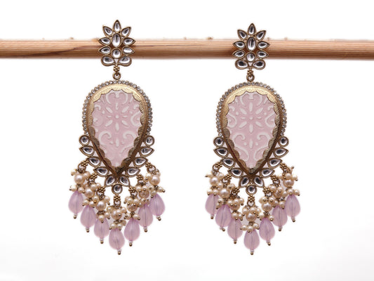 NIRALI LAVENDER EARRINGS