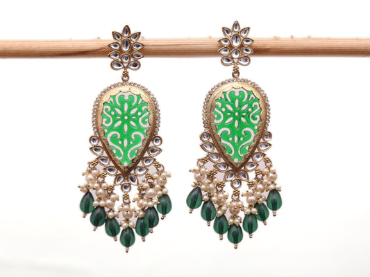 NIRALI EMERALD EARRINGS