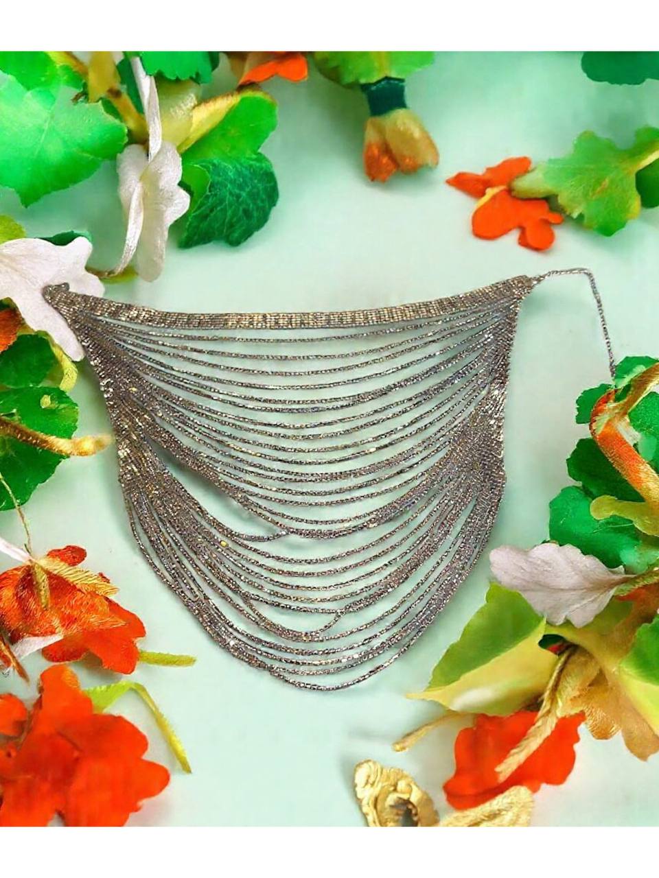 REHA SILVER NECKLACE