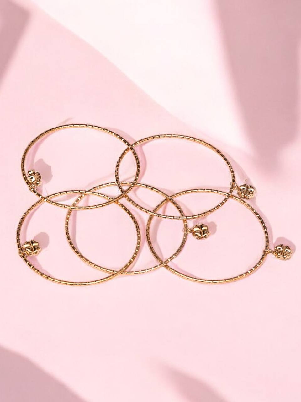 Plus solid  antitarnish bangles