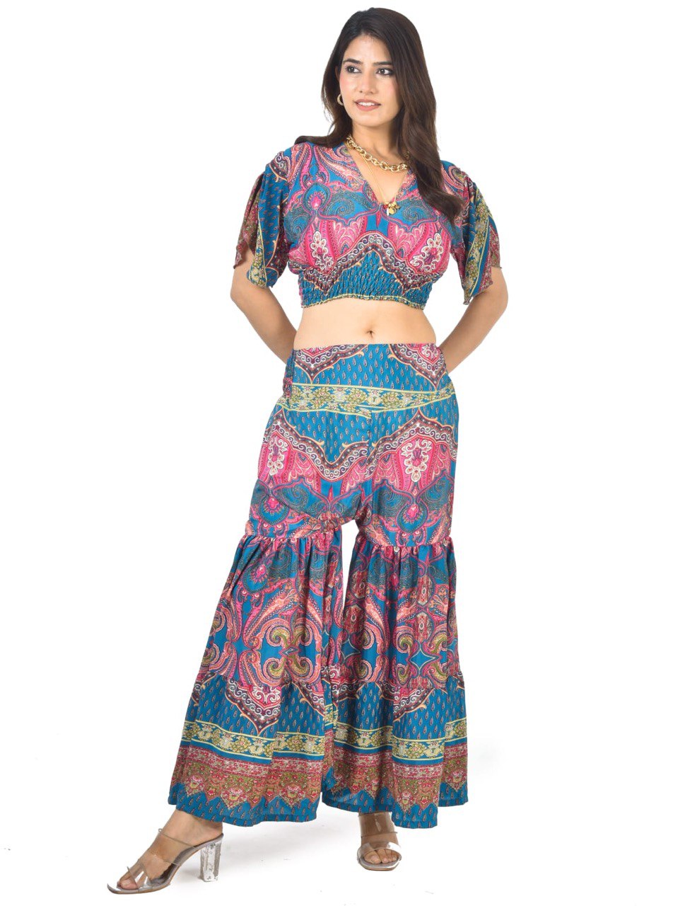 KYLIE SHARARA CO-ORD SET