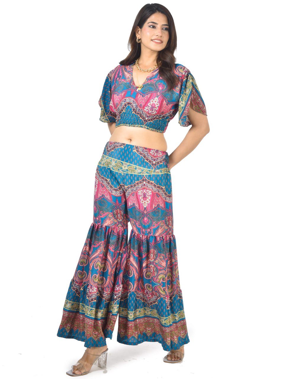 KYLIE SHARARA CO-ORD SET