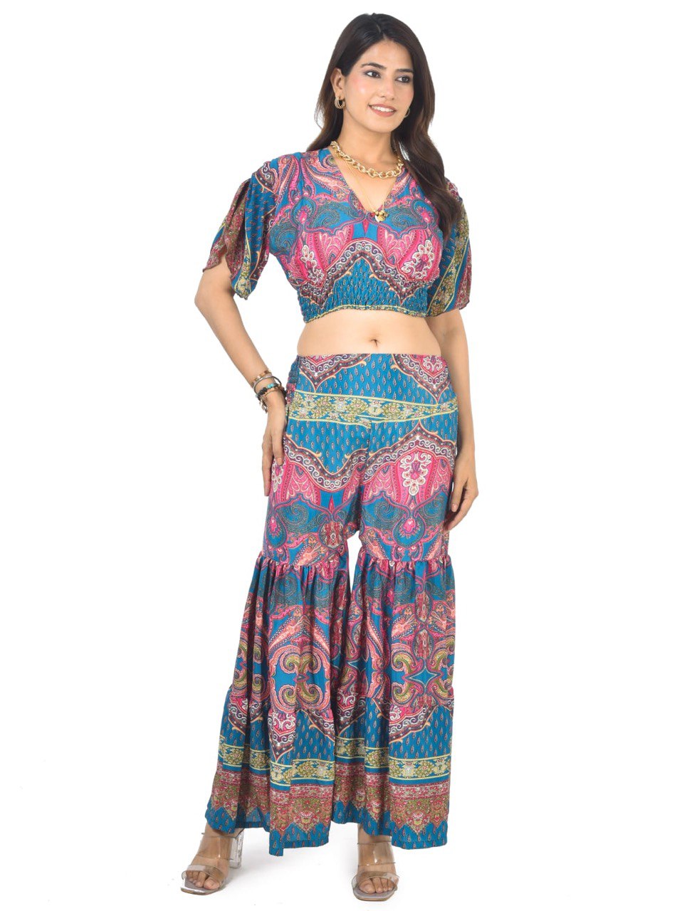 KYLIE SHARARA CO-ORD SET