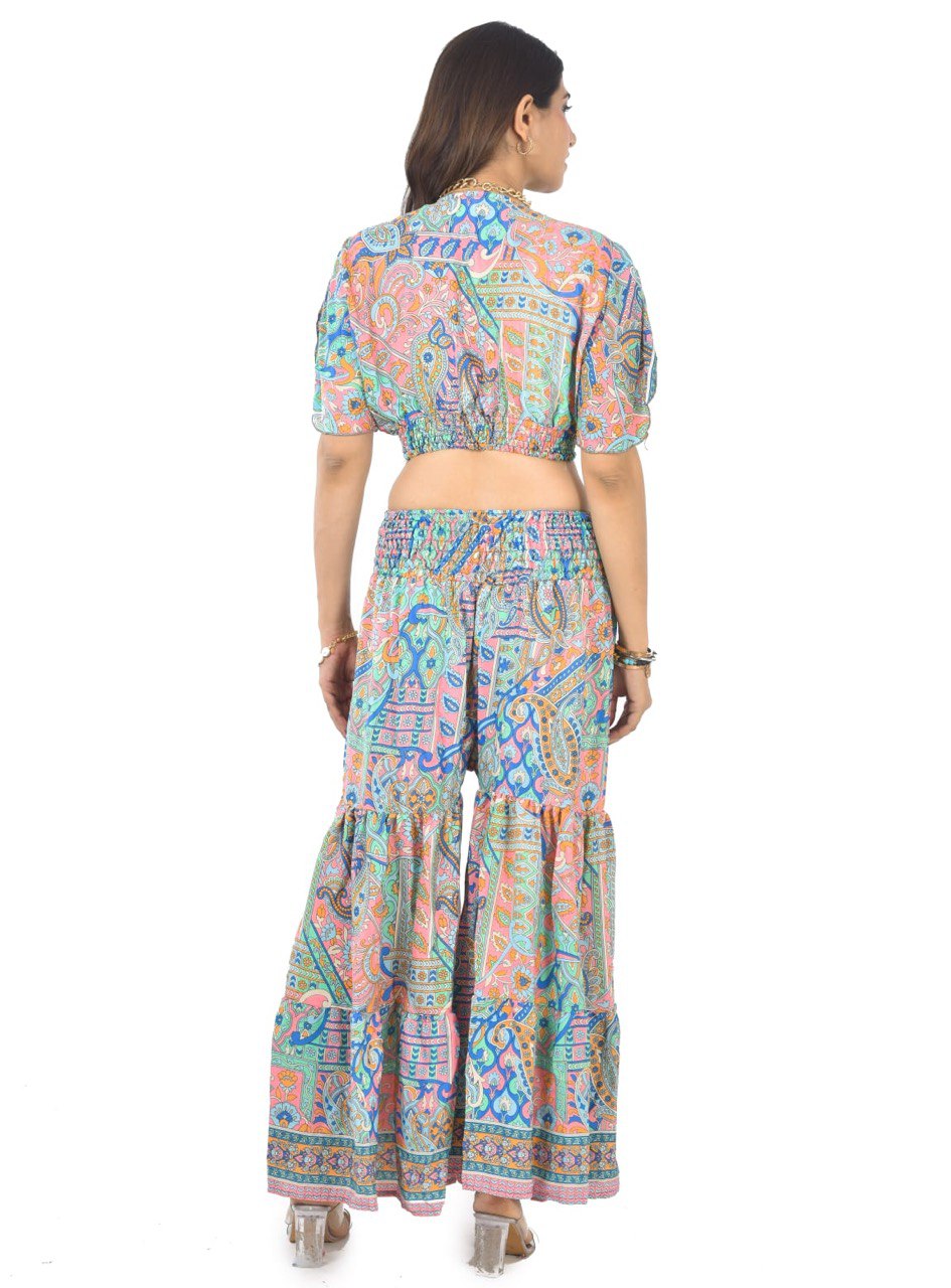KYLIE PISTA SHARARA CO-ORD SET