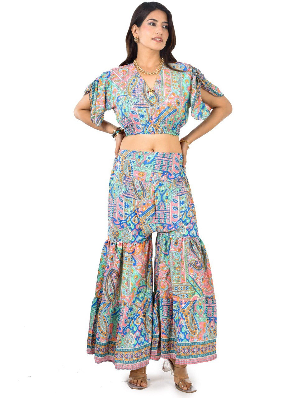 KYLIE PISTA SHARARA CO-ORD SET