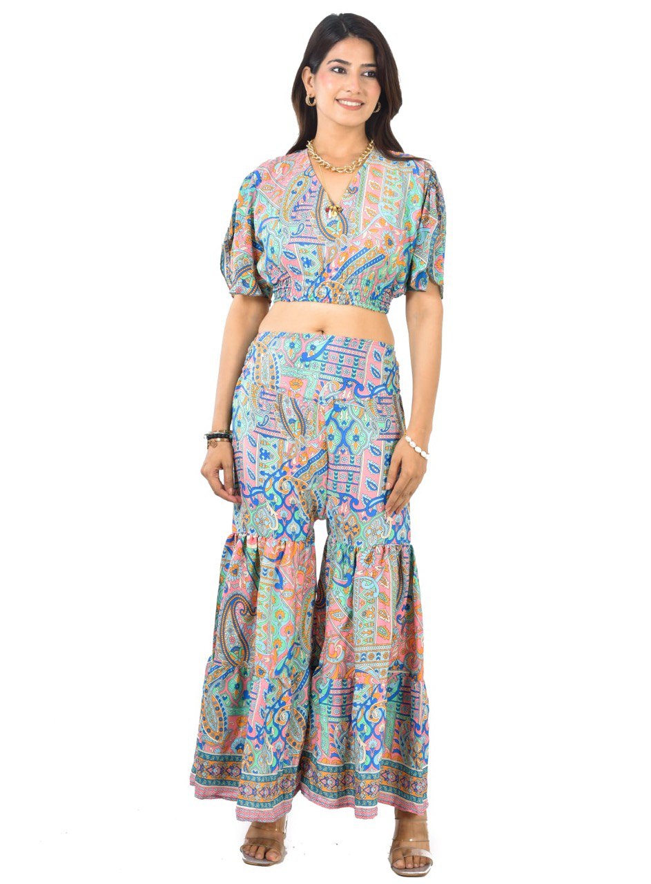 KYLIE PISTA SHARARA CO-ORD SET