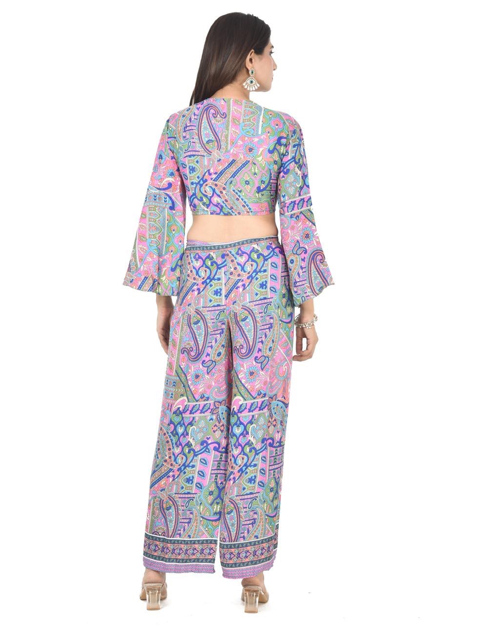 KELLY PINK TIE-UP CO-ORD SET