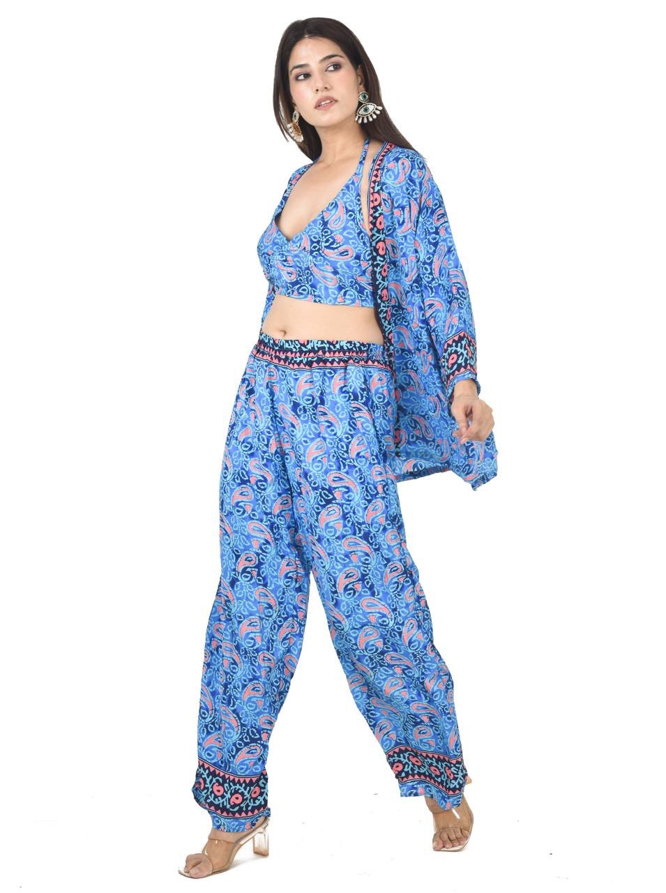 ALEXANDRA (BL) 3-PIECE CO-ORD SET